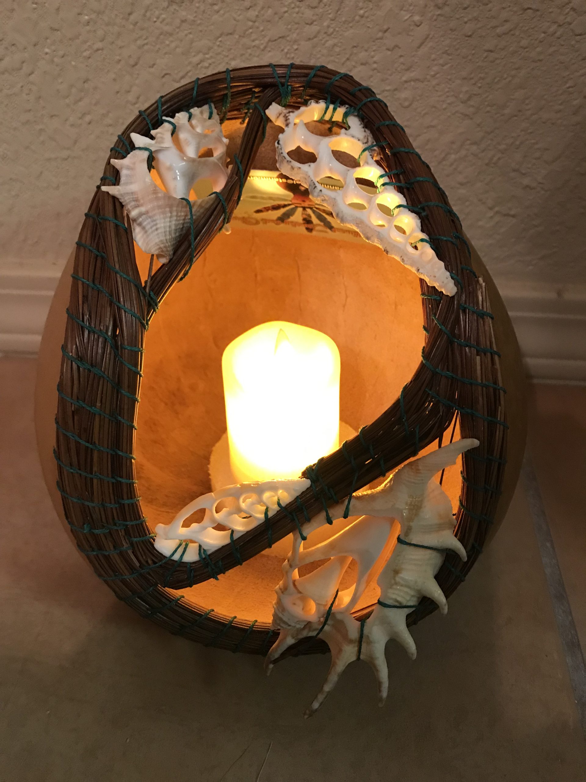 Jeannie Pinel Candle Gourd